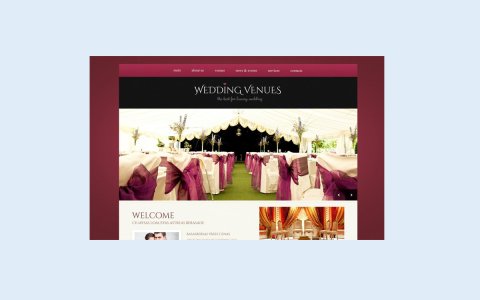 Wedding Venues Website starting @ 7000