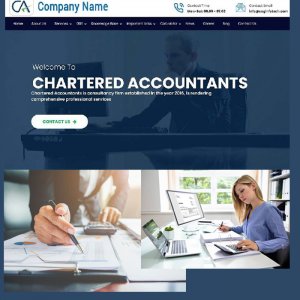 Chartered Accountant Website Starting @ 7000.
