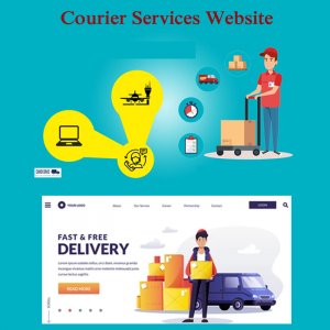 Courier Services Website Starting @ 7000.